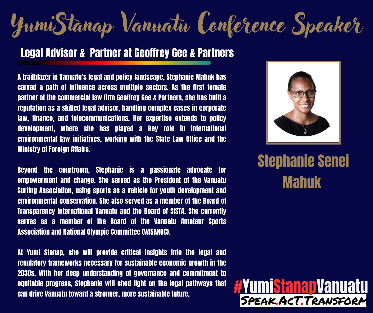 Stephanie Senei Mahuk